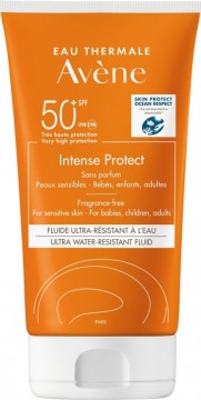 AVENE Intense Protect Ультра-водостойкий солнцезащитный флюид SPF50+, 150 мл