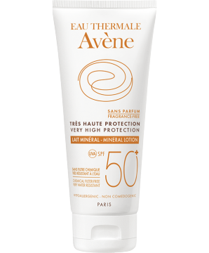 Avène SPF 50+ с минеральным экраном Лосьон  