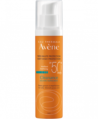 AVENE CLEANANCE Солнцезащитный флюид для жирной кожи SPF 50+ 50 мл