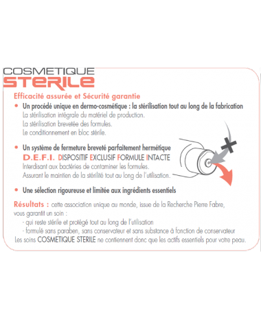 Cosmetique sterile