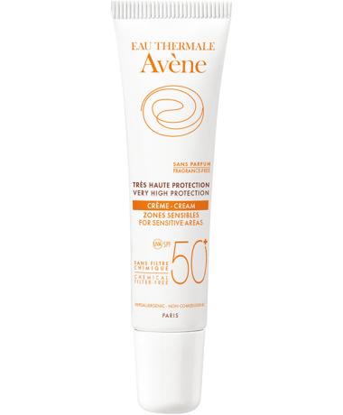 Avène SPF 50+ с минеральным экраном Крем для чувствительных участков кожи