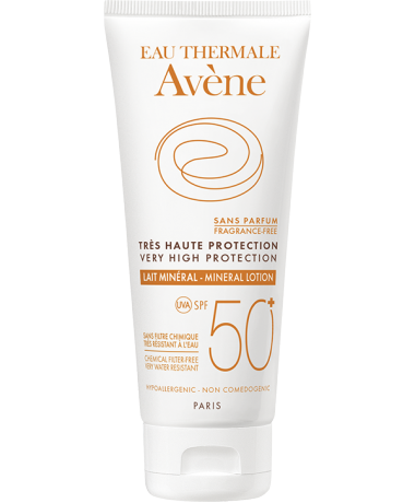 Avène SPF 50+ с минеральным экраном Лосьон  